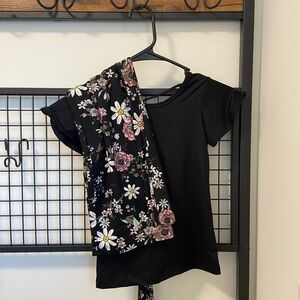 NWOT | One Step Up girl’s floral set —‎ size 7/8
